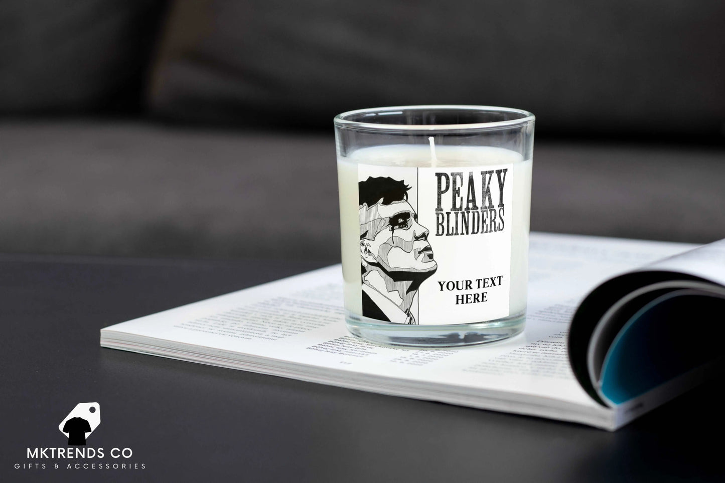 Personalised Peaky Blinders Thomas Shelby Candle