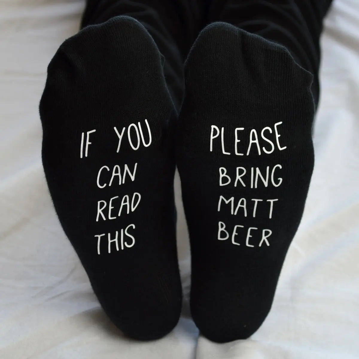 Personalised Socks | Any Message | Personalised Gifts