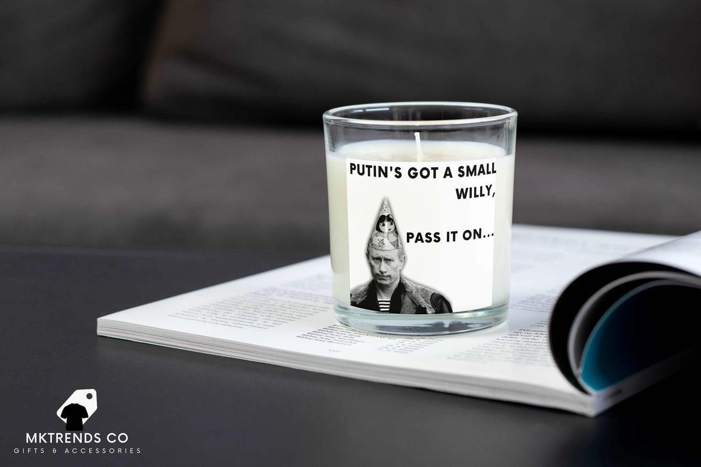 Personalised Vladimir Putin Novelty Candle | Funny Candle | Novelty Gift