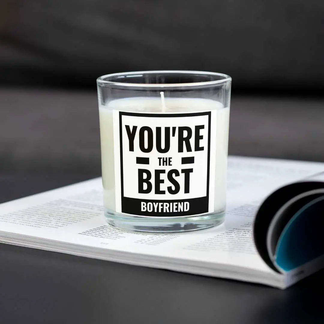 Personalised You're the Best Boyfriend Candle | Gifts for Boyfriend