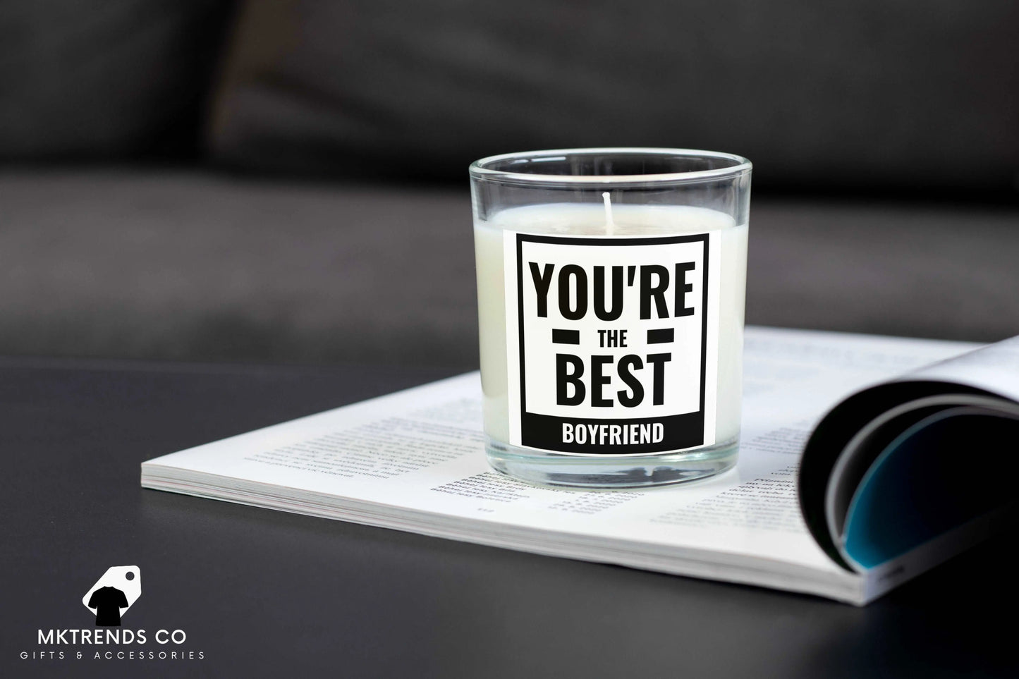 Personalised You're the Best Boyfriend Candle | Gifts for Boyfriend