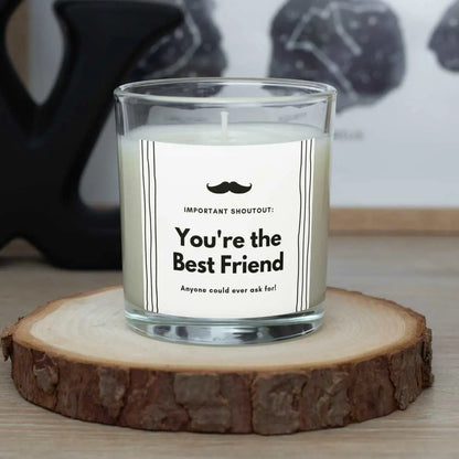 Personalised You're the Best Friend Candle