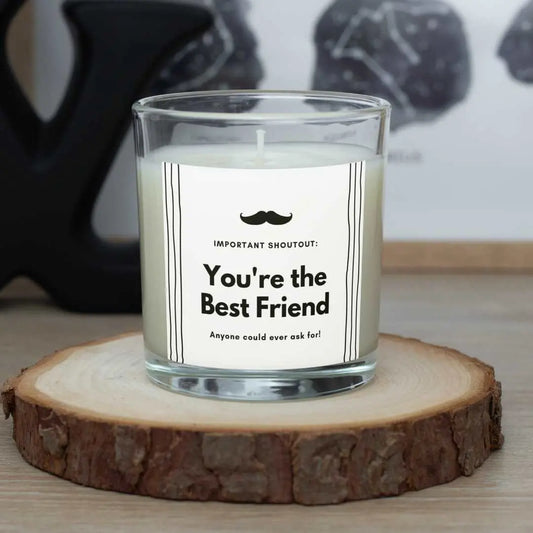 Personalised You're the Best Friend Candle