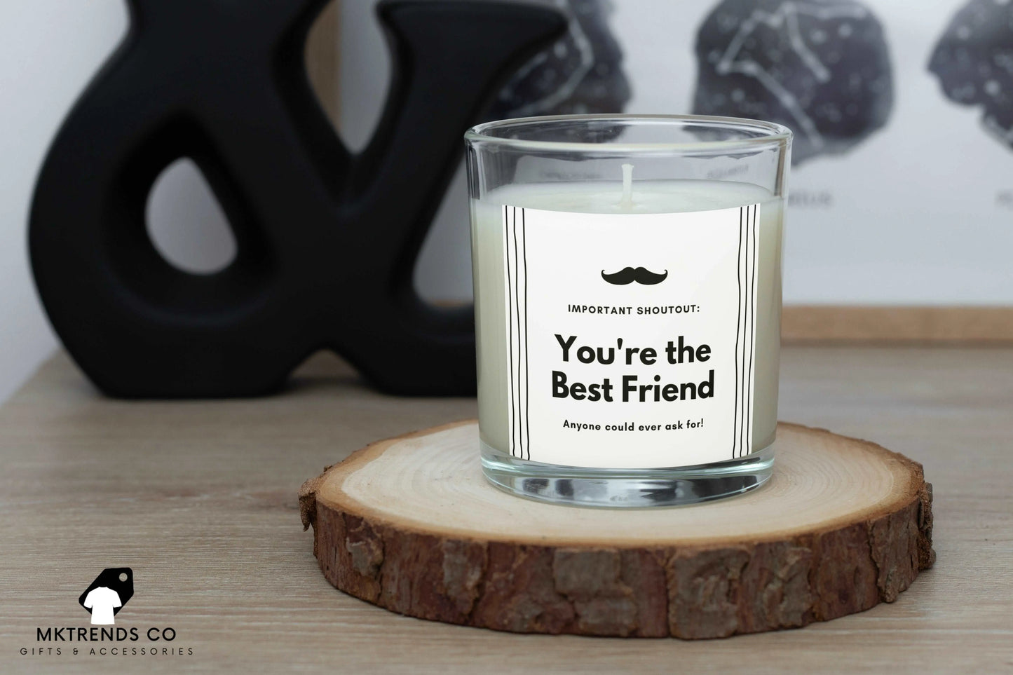 Personalised You're the Best Friend Candle