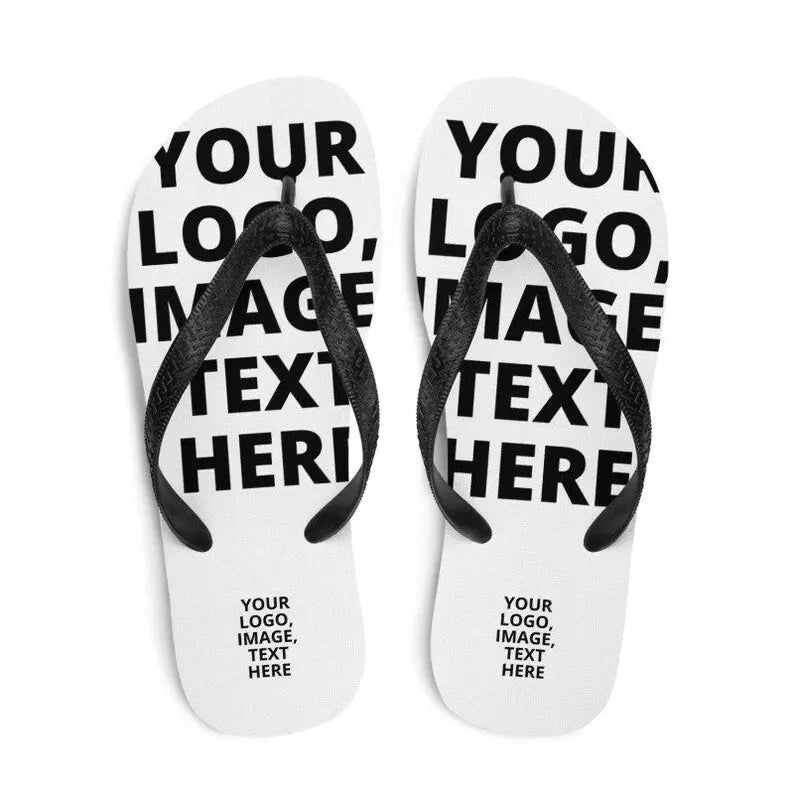 Personalised custom Photo/Text Flip Flops | Photo Gifts