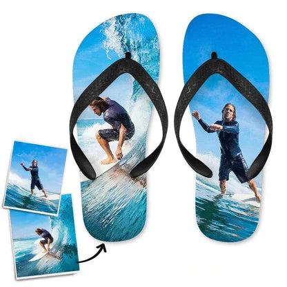 Personalised custom Photo/Text Flip Flops | Photo Gifts