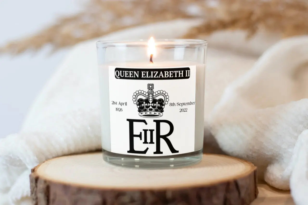 Queen Elizabeth II Candle | Remembrance Candle | Her Majesty MKTrends Co