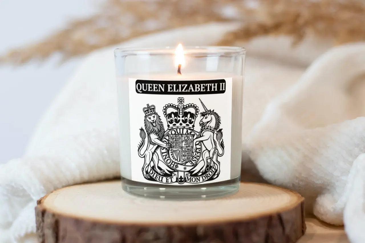 Queen Elizabeth II Coat Of Arms Candle | Remembrance Candle MKTrends Co