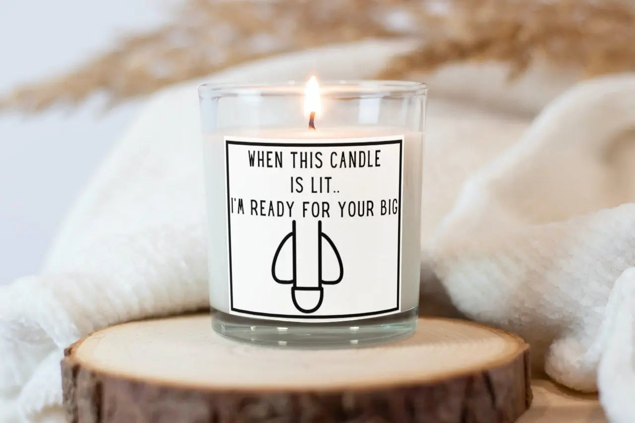 Ready for you big Di... Candle | Novelty Rude Gifts