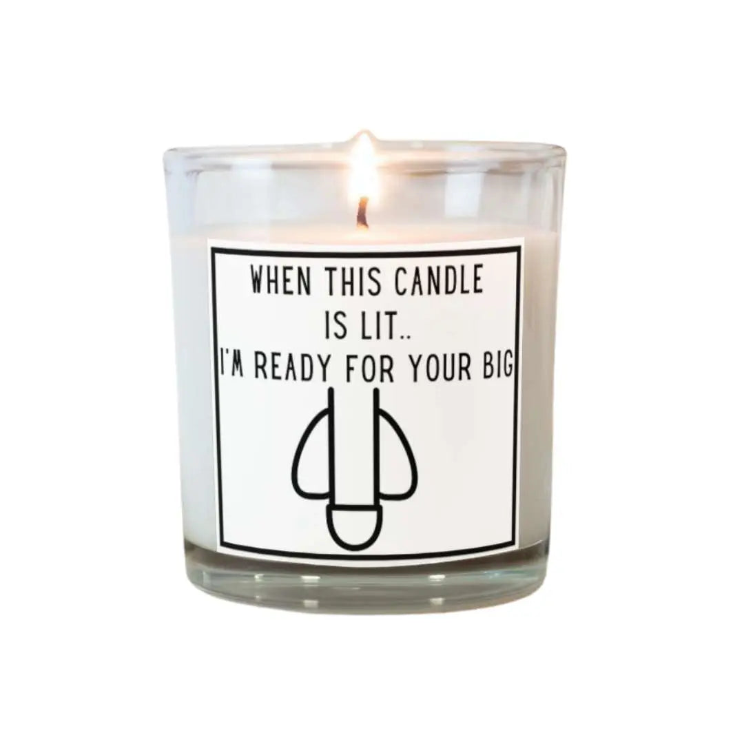 Ready for you big Di... Candle | Novelty Rude Gifts