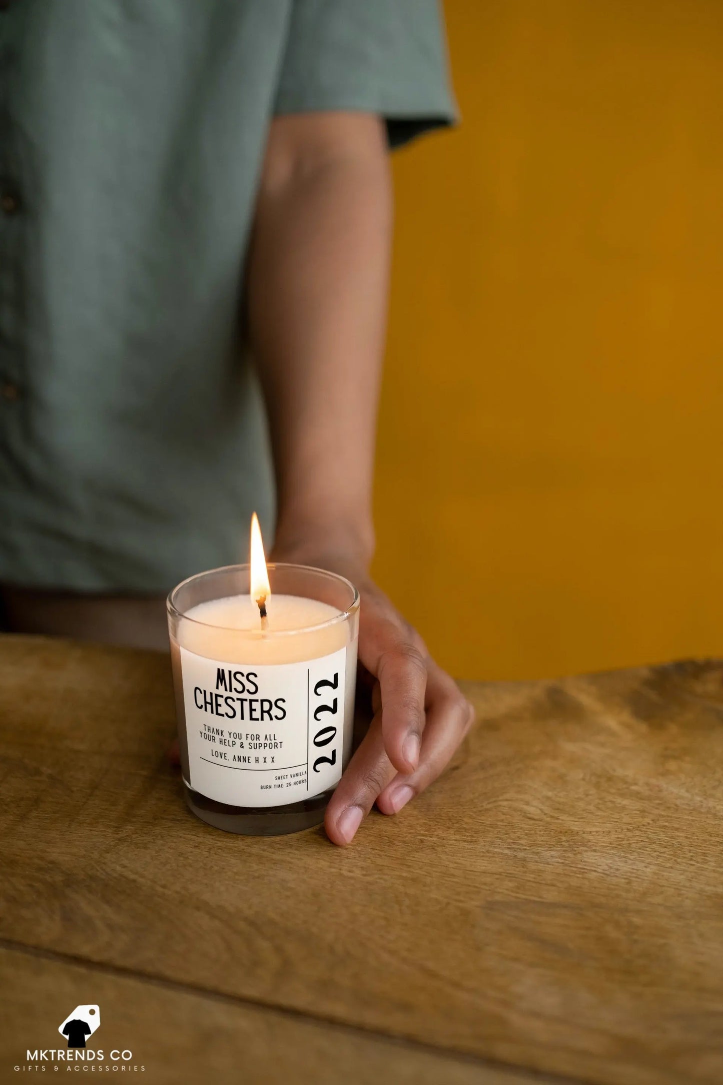 Teacher Special Year Personalised Candle | Gifts for Teacher MKTrends Co