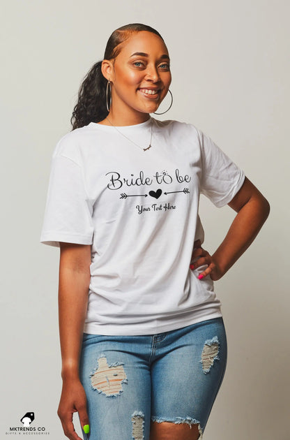 Women's Bride To Be  T-shirt | Hen Party T-Shirt