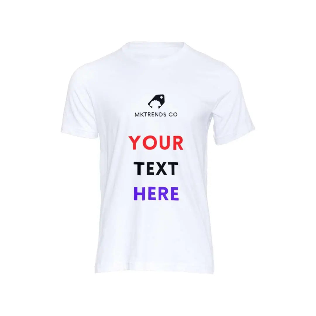 Women's Custom Text Personalised T-Shirt